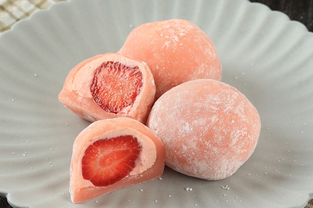 Mochi truskawkowe - Pyszności