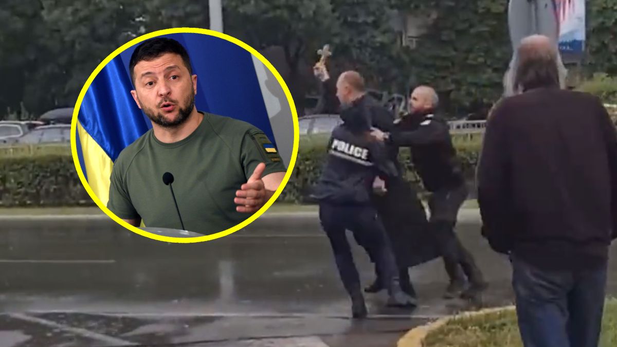 Bułgarski ksiądz chciał rzucić klątwę na Wołodymyra Zełenskiego podczas jego wizyty w Sofii