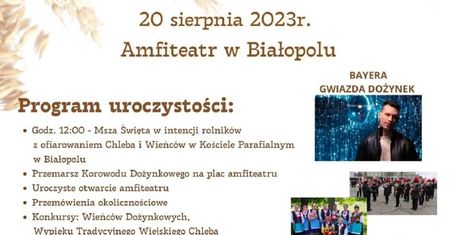 Dożynki w Białopolu 2023. Gwiazdą imprezy zespół Bayera