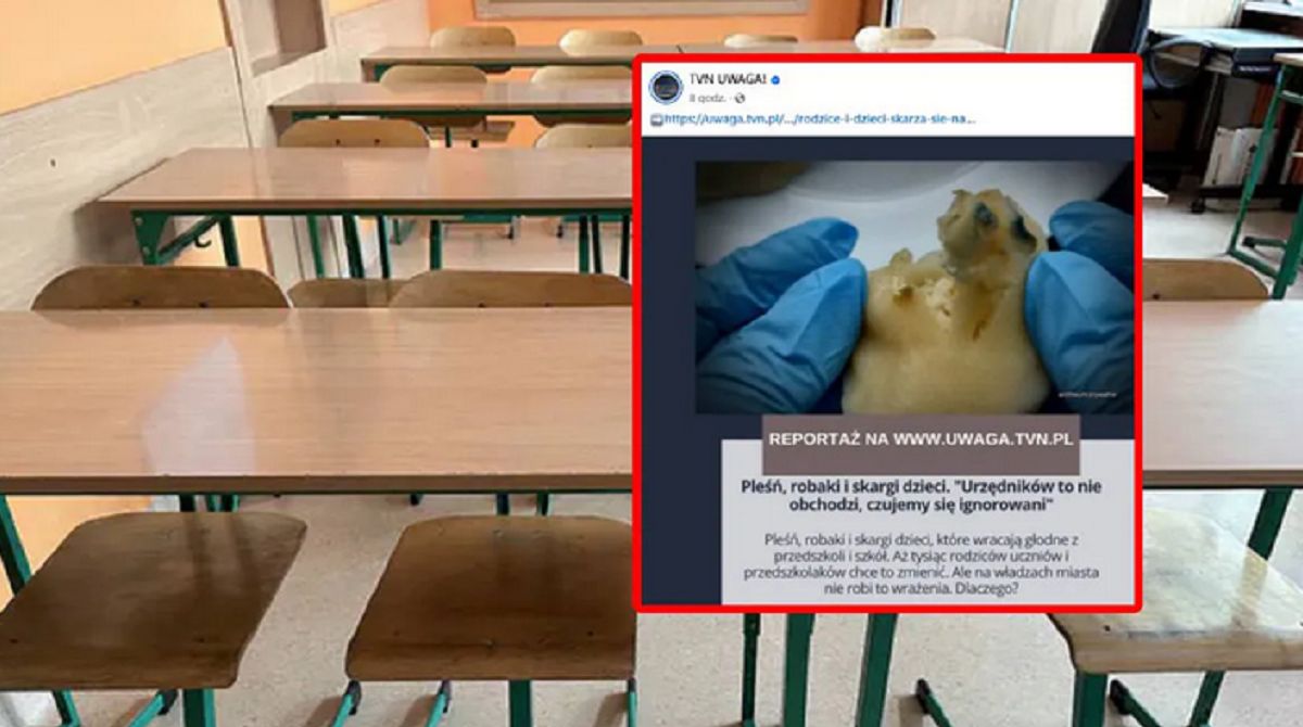 Skarżyli się na jedzenie w szkole. Presja zadziałała