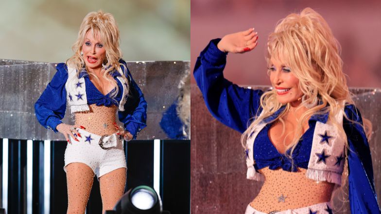 77-letnia Dolly Parton wciąż ZACHWYCA!! Szalała na scenie w kusych szortach i wydekoltowanym topie. IKONA? (ZDJĘCIA)