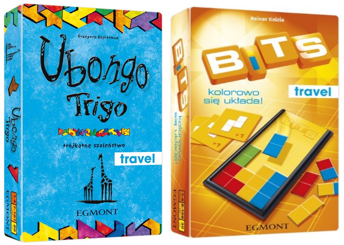 Ubongo Trigo i Bits to świetne gry kieszonkowe dla całej rodziny