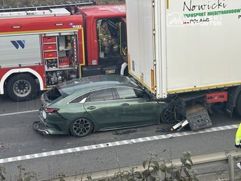 Puchały: Zderzenie trzech aut na trasie S8