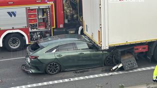 Puchały: Zderzenie trzech aut na trasie S8