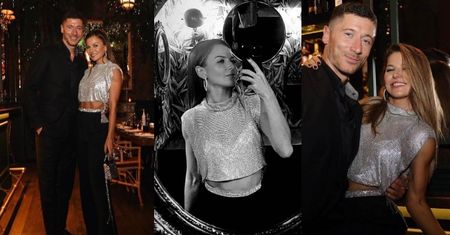 Anna Lewandowska w kusym, srebrnym topie obchodzi sylwestra z Robertem i znajomymi w Barcelonie (ZDJĘCIA)