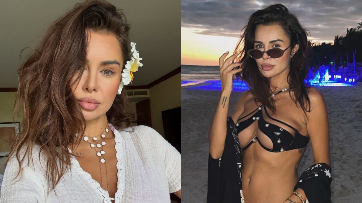 Natalia Siwiec pręży smukłą sylwetkę w bikini z prześwitami