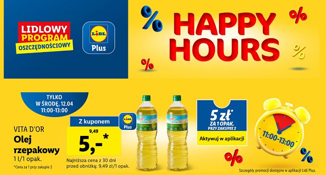 Lidl wprowadza Happy Hours w dni robocze