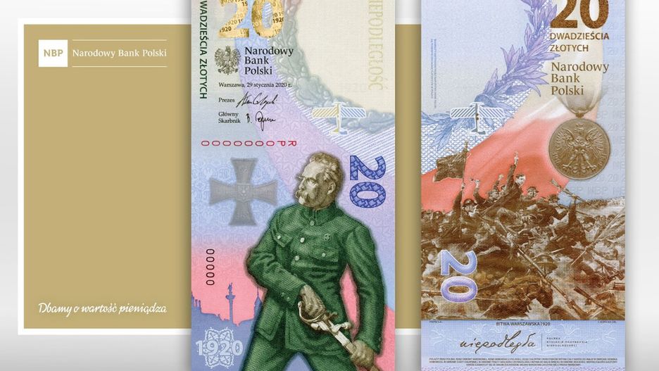 Ten banknot NBP wyemitował w nakładzie 60 tys. sztuk