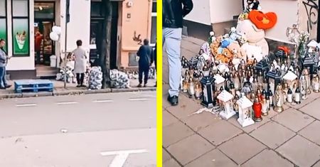 Poruszający widok przed Żabką. "To jest takie niesprawiedliwe"