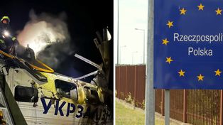 Rosyjski dron uderzył w pociąg na Wołyniu. Blisko granicy z Polską