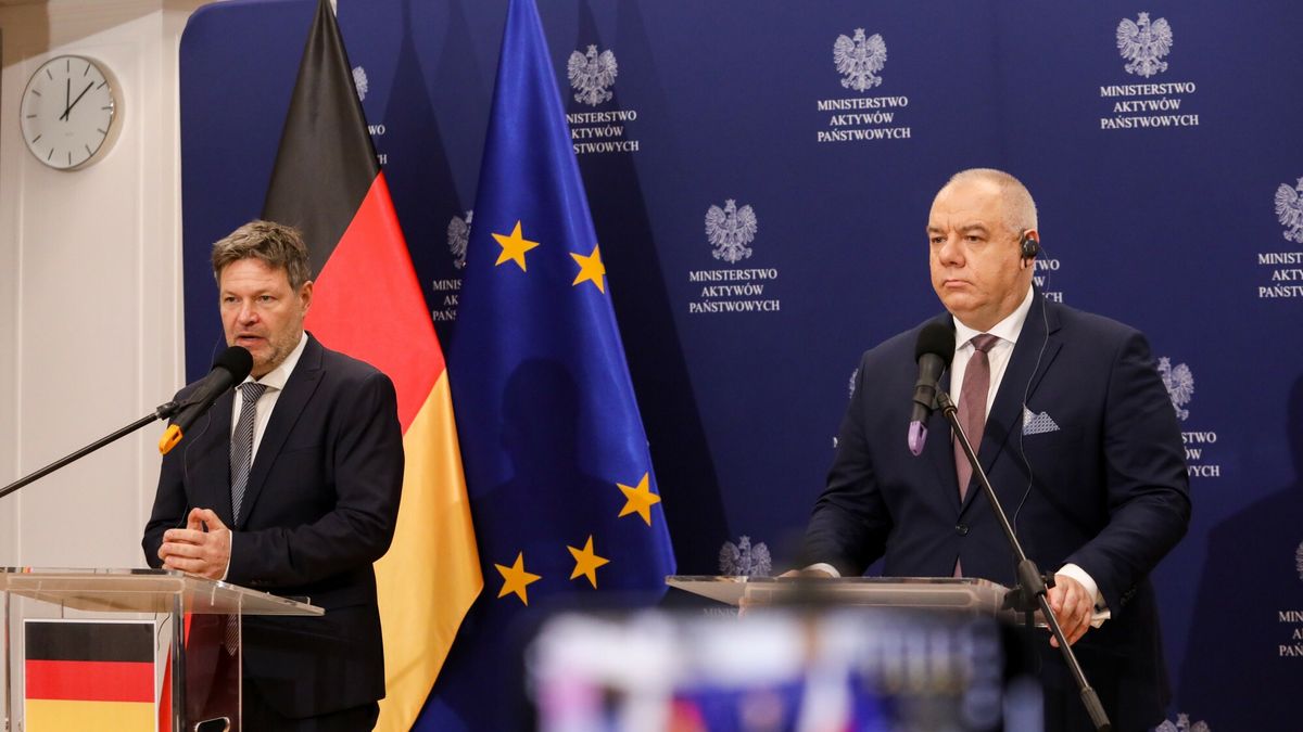 Wicekanclerz Niemiec Robert Habeck w Warszawie. Rozmawiał z Jackiem Sasinem