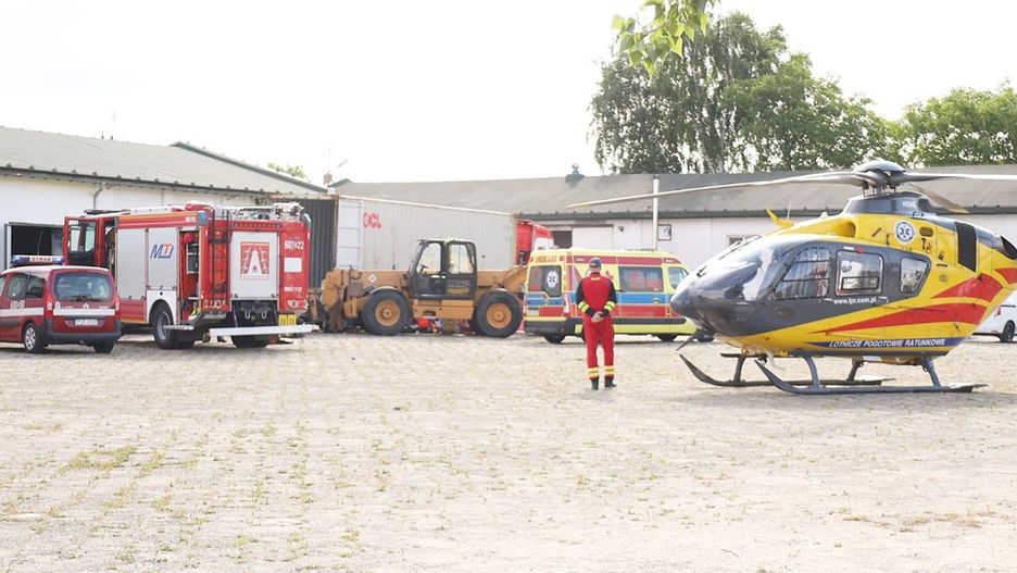 Wypadek śmiertelny na terenie jednej ze śremskich firm