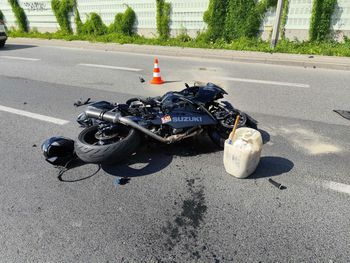 Wypadek na ul. Wyszogrodzkiej w Płocku. 21-letni motocyklista trafił do szpitala!