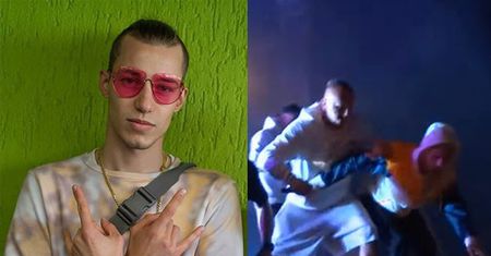 Żabson tłumaczy się z incydentu z ochroniarzami na koncercie: "Skakałem na ludzi ponad 150 razy"