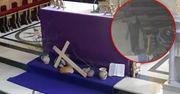 Okradł kościół i uciekł w truskawki. Kamery nagrały, co zrobił