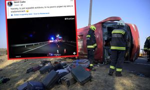 Widział miejsce tragedii polskiego autokaru. "Byliśmy chyba jednymi z pierwszych"