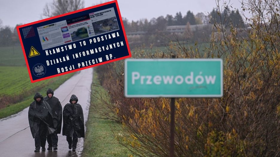 Rosyjska propaganda wykorzysta zdarzenia w Przewodowie do swoich celów