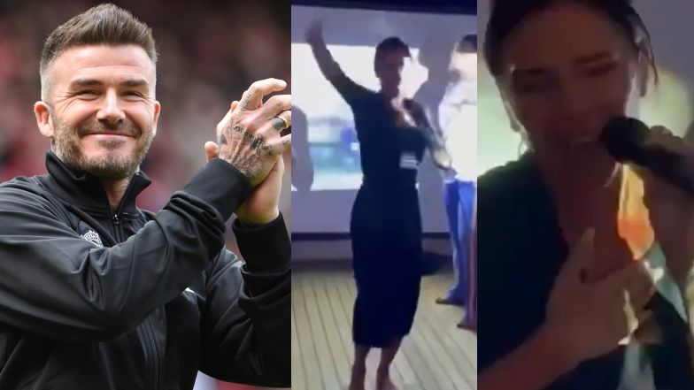 Victoria Beckham daje występ do piosenki Spice Girls