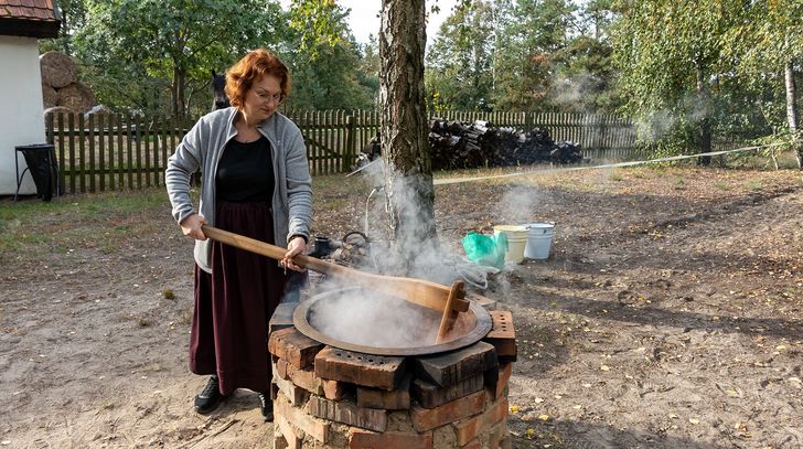 Powidła, len i omłoty. Tak wyglądała jesień w Osieku nad Notecią