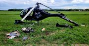 Awaryjne lądowanie prywatnego helikoptera w miejscowości Stopin