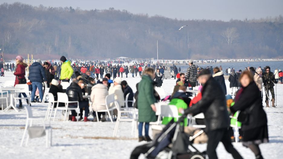 Sopot oblężony przez turystów