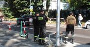 Koszalin: Ćwiczenia w V Liceum Ogólnokształcącym. Próbna ewakuacja