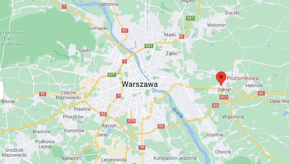 Pożar wybuchł przy ul. Poziomkowej w Sulejówku pod Warszawą