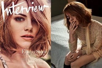 Romantyczna Emma Stone w sesji dla "Interview Magazine"!