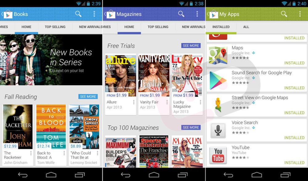 Google Play 4.0 (fot. droid-life.com)