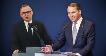 "Gadanie końca kadencji". Sikorski kpi ze słów Dudy