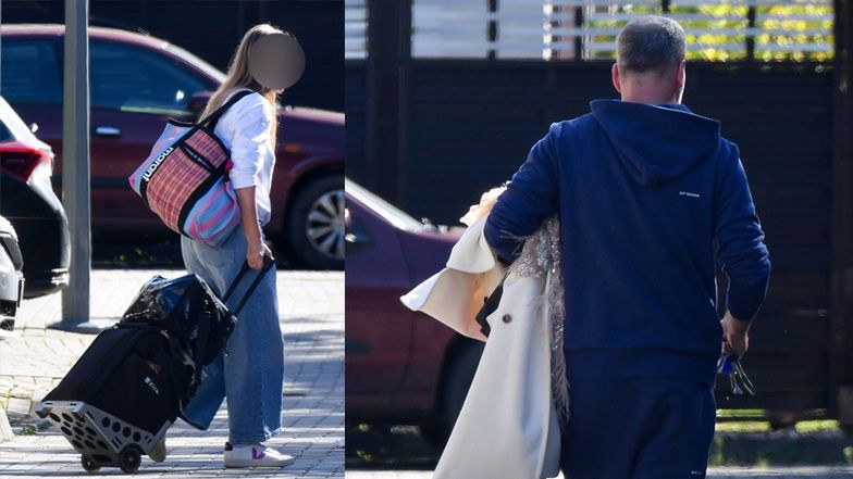 Małgorzata Rozenek i Radosław Majdan szykują się do wyjścia 