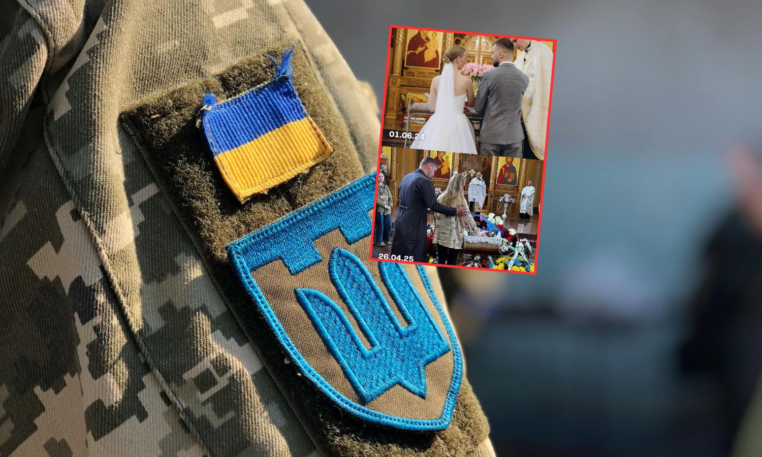 Andrij Zadorożny zginął 10 miesięcy po ślubie