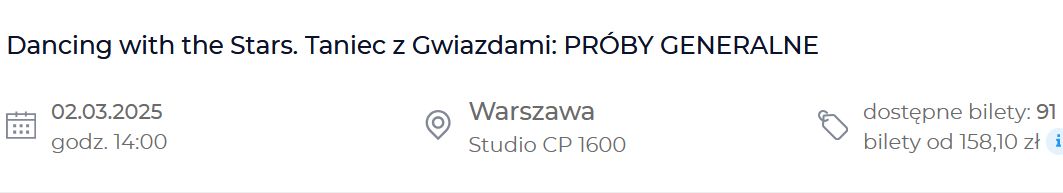 Ruszyła sprzedaż biletów na próby generalne "Tańca z Gwiazdami"