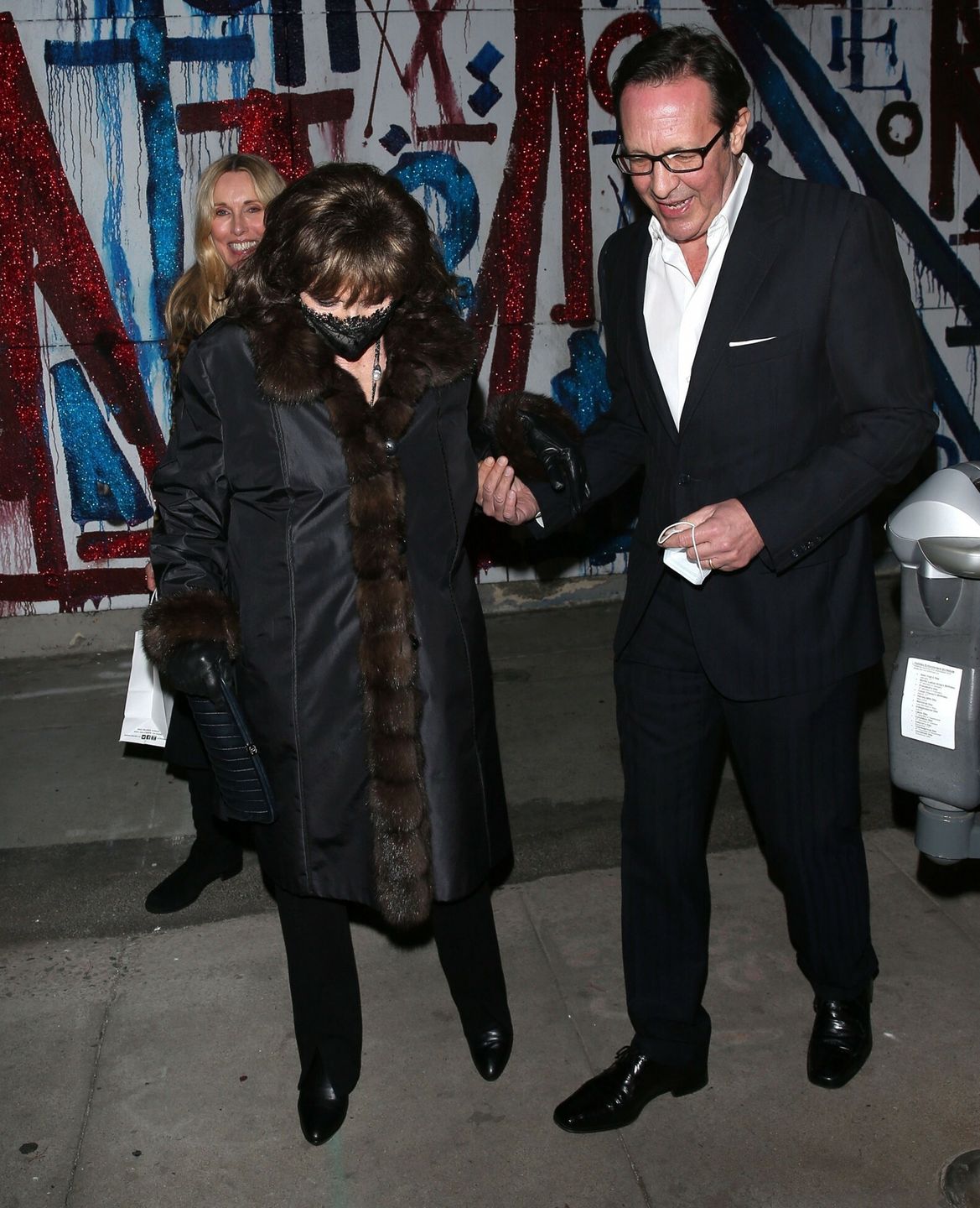 Joan Collins i Percy Gibson na randce w Hollywood