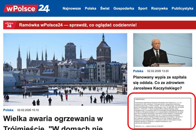 Przeprosiny od wPolsce24