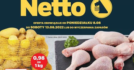 Netto najnowsza gazetka od poniedziałku 8 sierpnia. Netto gazetka 8.08-13.08
