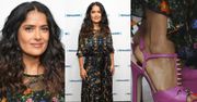 Skromna Salma Hayek BEZ DEKOLTU promuje nowy film