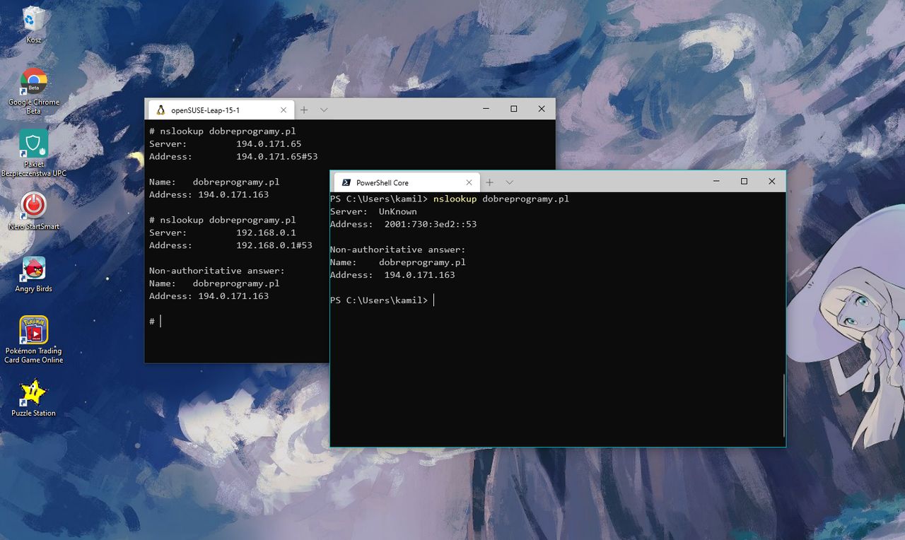 DNS nie potrzebuje DNSSEC do działania. W sumie szkoda.