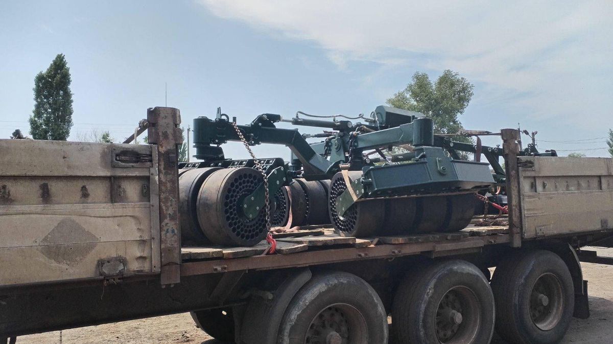 Sprzęt do rozminowania od ukraińskich rolników
