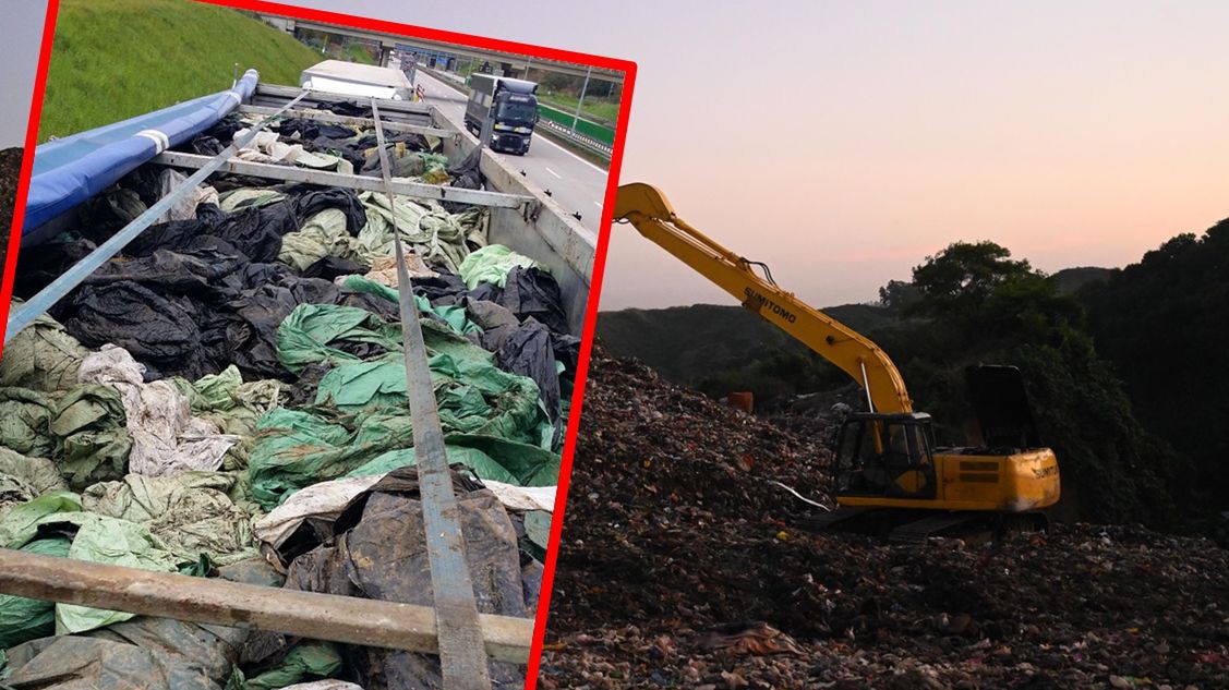 Ponad 46 ton nielegalnych odpadów miało trafić do Polski