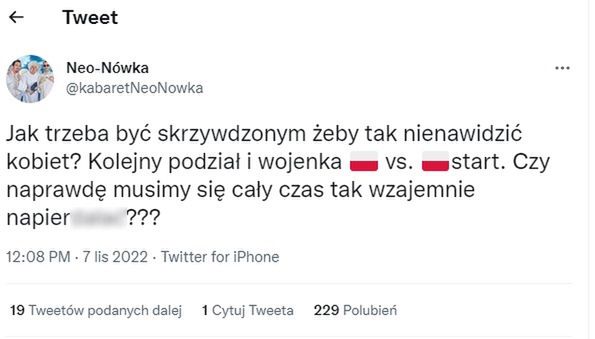 Kabaret Neo-Nówka zareagował na słowa Kaczyńskiego 