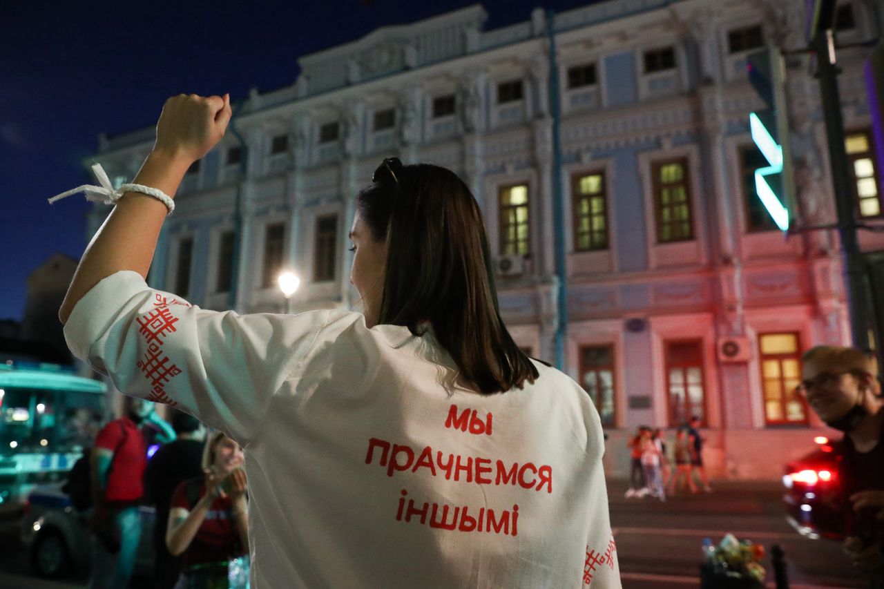"Teraz jest najlepszy moment, żeby coś zmienić". Białorusinka Julia Aleksiejewa mieszka w Polsce, ale trzyma kciuki za swój naród
