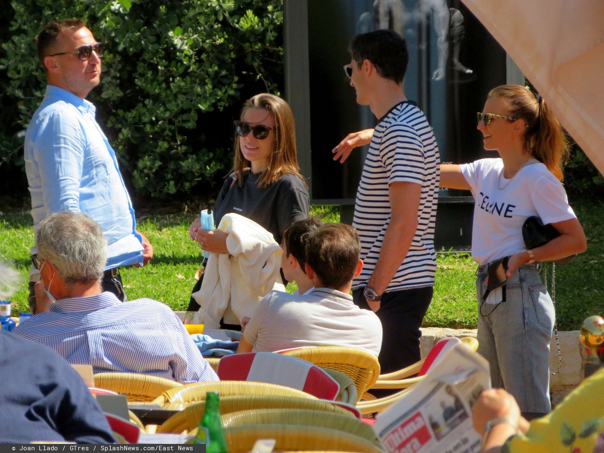 Anna i Robert Lewandowscy na Majroce