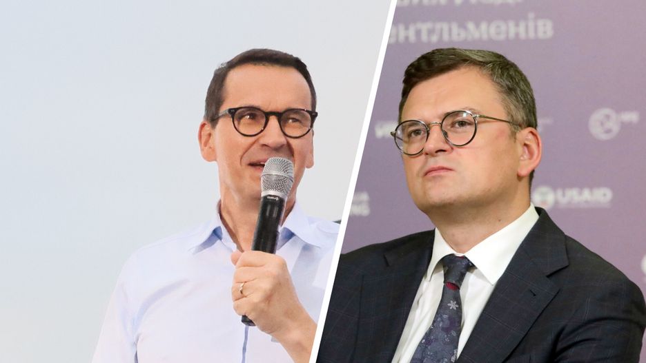 Mateusz Morawiecki i Dmytro Kułeba