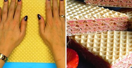 Wafle z owocową masą. Kiedyś były hitem na każdej domówce