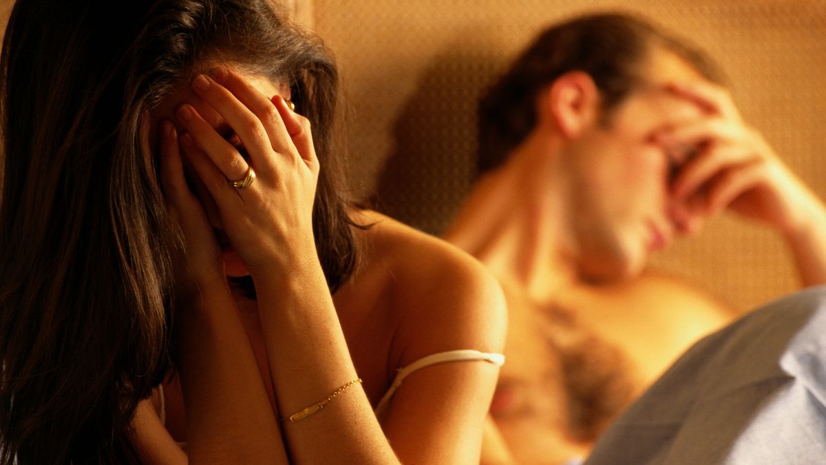 UPSET COUPLE IN BEDGhislain & Marie David de Lossy