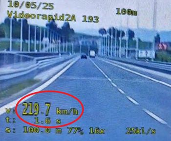 Poważne interwencje na drogach Podhala. Pędził BMW z prędkością 219 km/h