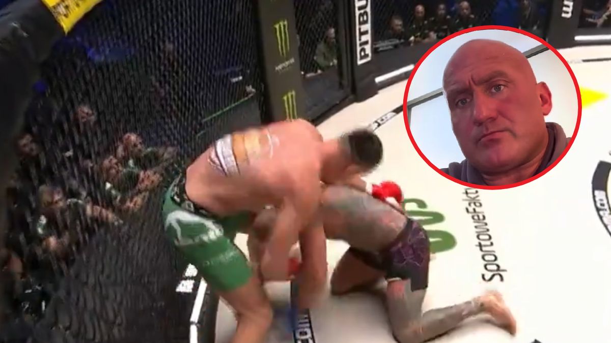 Na dużym zdjęciu kadr z walki Artura Szpilki i Arkadiusza Wrzoska. Na małym Marcin Najman