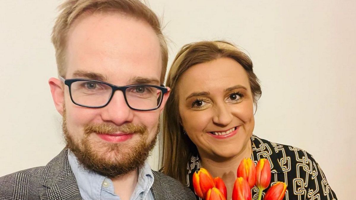 Olga Semeniuk i  Piotr Patkowski wzięli ślub. Politycy PiS nie ukrywają przed otoczeniem łączącego ich uczucia