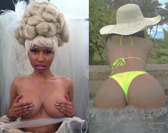 Nicki Minaj POKAZAŁA PIERSI (FOTO)